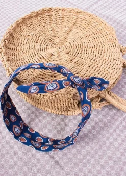 Outlet Coton Du Monde Bandeau africain Twist 29 Marine