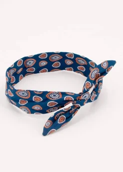 Outlet Coton Du Monde Bandeau africain Twist 29 Marine