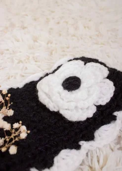 New Coton Du Monde Bandeau Fleur Noir