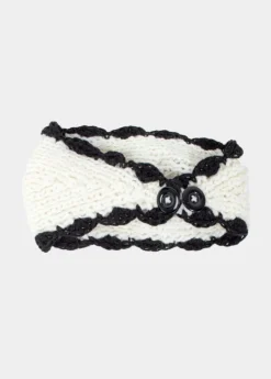 Flash Sale Coton Du Monde Bandeau Fleur Blanc