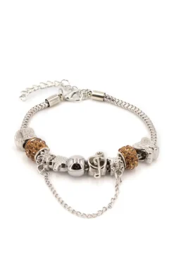 Online Coton Du Monde Bracelet fantaisie breloques bronze Taupe