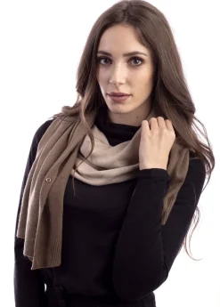 Cheap Coton Du Monde Echarpe Multiposition Marron