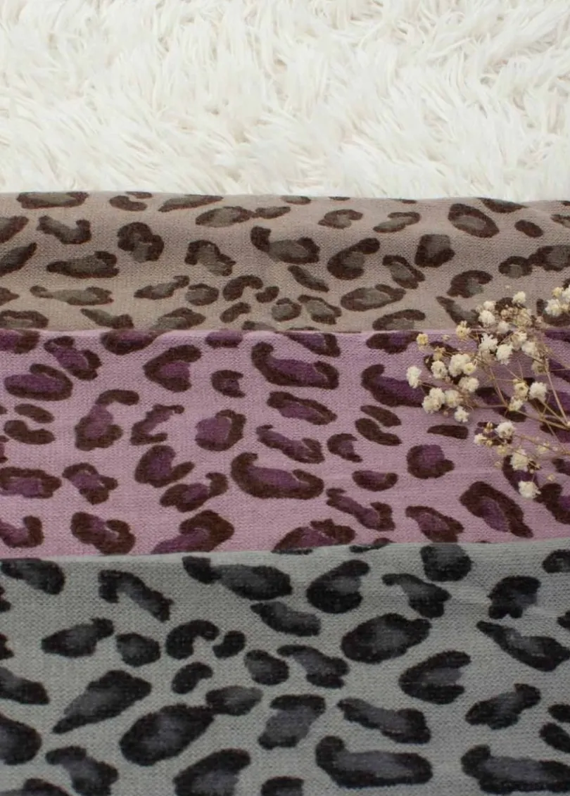 Outlet Coton Du Monde Echarpe Multiposition Léopard Taupe