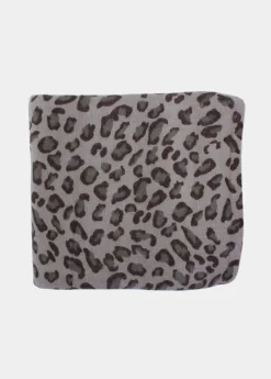 Outlet Coton Du Monde Echarpe Multiposition Léopard Taupe