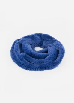 Cheap Coton Du Monde Echarpe Tour de Cou Bleu