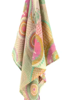 Flash Sale Coton Du Monde Foulard Rosace Hippie Pastel