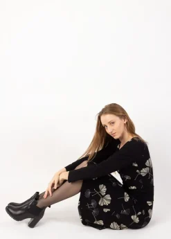 Discount Coton Du Monde Jupe midi en coton JYOTI imprimé Ginkgo