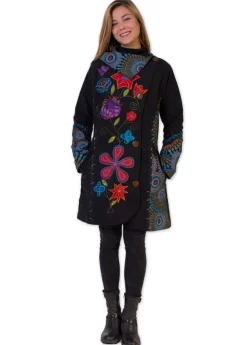 Cheap Coton Du Monde Manteau fleuri ORENOQUE