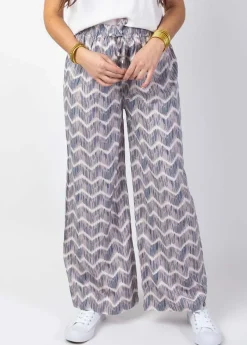 Best Sale Coton Du Monde Pantalon femme plage MILLY imprimé tye & dye tendance Tie&Dye Taupe