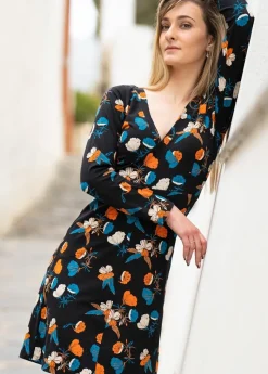 Fashion Coton Du Monde Robe courte 100% coton MEERA imprimé floral