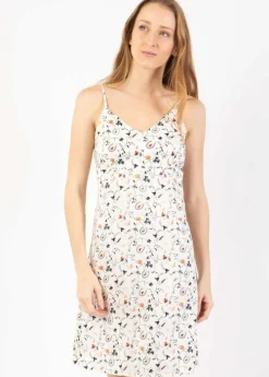 Discount Coton Du Monde Robe courte fines bretelles BEA imprimé Paisley