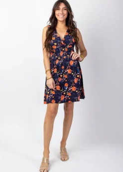 Best Coton Du Monde Robe courte fluide imprimé fleurs LIVIA Hanami