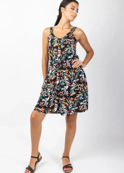 Best Coton Du Monde Robe courte JULIA motif fleuri