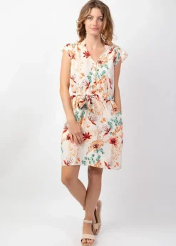 Cheap Coton Du Monde Robe fleurie courte Vera casual chic Garden