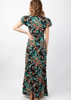 Hot Coton Du Monde Robe longue fluide et légère MARBELLA imprimé fleuri coloré Jaipur