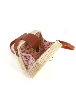 Fashion Coton Du Monde Sac en bandoulière tressé LOINA crème Blanc