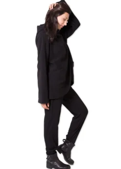 Hot Coton Du Monde Veste polaire à capuche ethnique OTTAWA e Noir