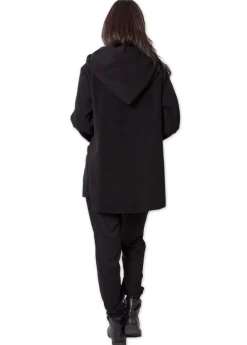 Hot Coton Du Monde Veste polaire à capuche ethnique OTTAWA e Noir